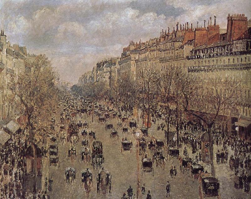 Camille Pissarro street Norge oil painting art